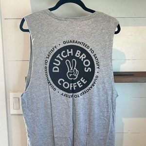 Dutch Bros Tank Top Grey